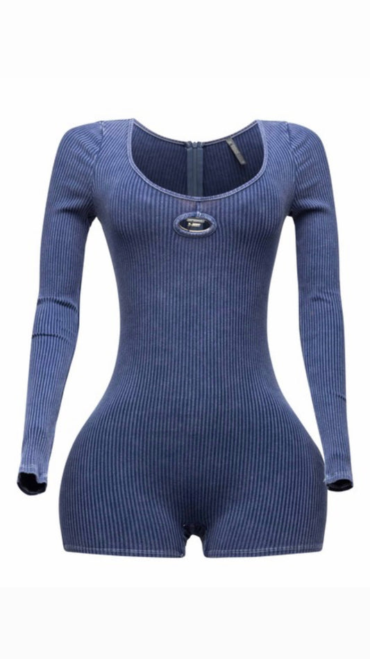 Mineral washed jumpsuit